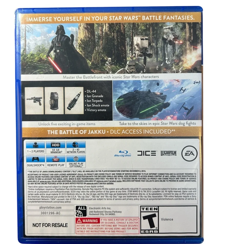 Star Wars Battlefront Deluxe Edition for PS4 - TESTED
